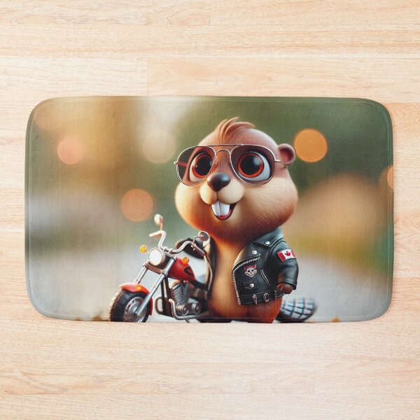 Item preview, Beaver Biker designed and sold by Sillytoe.