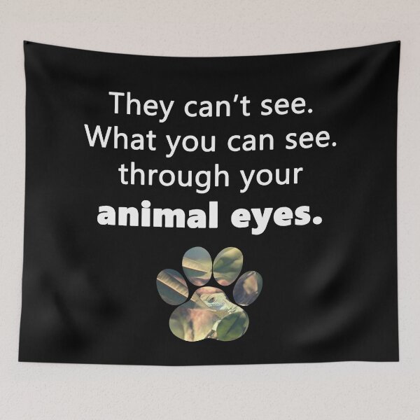 Item preview, THERIAN paw print "they can't see what you can see through your animal eyes" LIZARD BASILISK designed and sold by PD Therian.