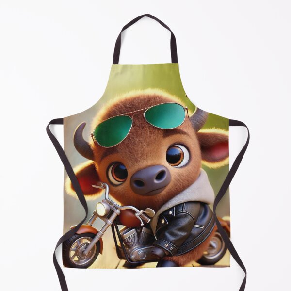 Item preview, Bison Biker designed and sold by Sillytoe.