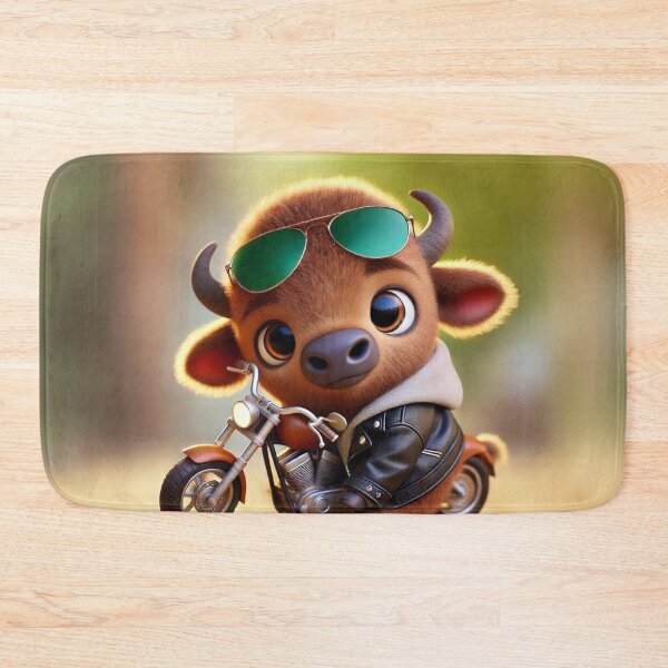 Item preview, Bison Biker designed and sold by Sillytoe.