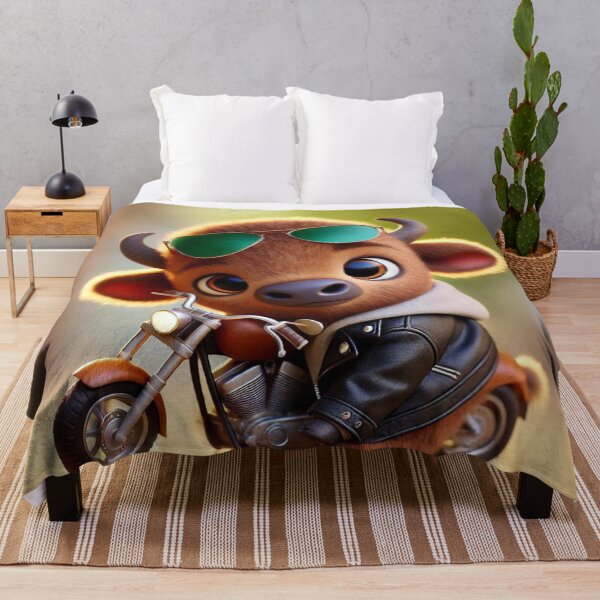 Item preview, Bison Biker designed and sold by Sillytoe.