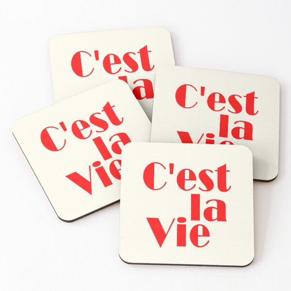 Item preview, C'est La Vie (That's Life) French Saying designed and sold by Jeallan Designs.