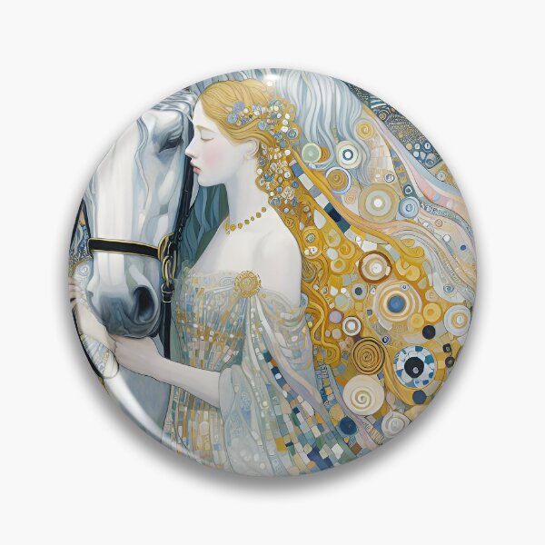 Item preview, The girl and the horse are symbols of strength and grace. designed and sold by aleksandr13.