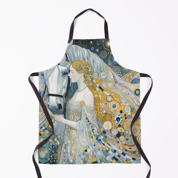 Item preview, The girl and the horse are symbols of strength and grace. designed and sold by aleksandr13.