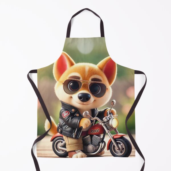 Item preview, Dingo Biker Pup designed and sold by Sillytoe.
