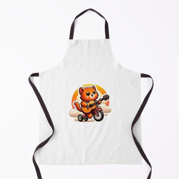 Item preview, Cute Cat and guitar no 4 designed and sold by Sijtipat.
