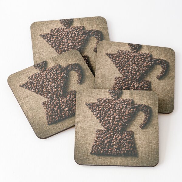 Item preview, Aromatic Assemblage: Coffee Beans in Art designed and sold by ZenOfAIarts.