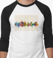Galway Ireland Skyline Men's Baseball ¾ T-Shirt