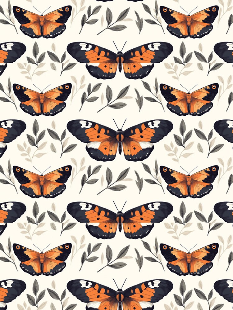 Thumbnail 5 of 5, iPhone Case, Monarch Moth Insect Pattern designed and sold by ChuckleSpace.