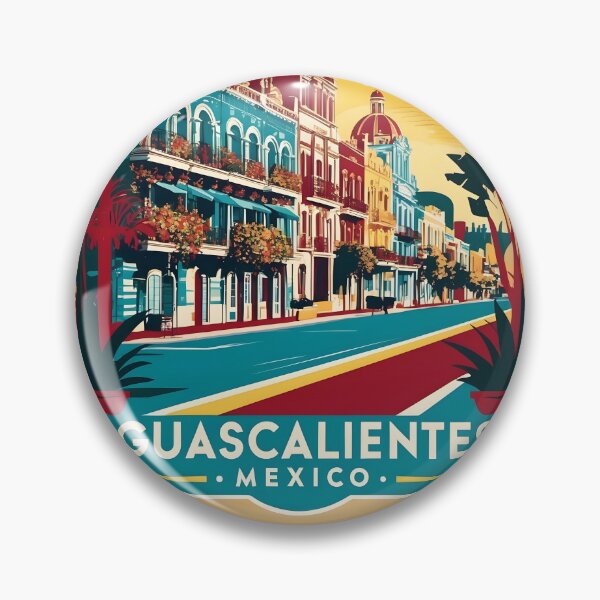 Item preview, Calvillo Aguascalientes Mexico Magic Town Vintage Travel Tourism designed and sold by TravelersGems.