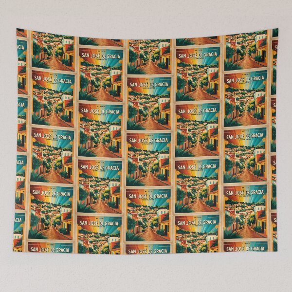 Item preview, San Jose de Gracia Aguascalientes Mexico Magic Town Vintage Travel Tourism designed and sold by TravelersGems.