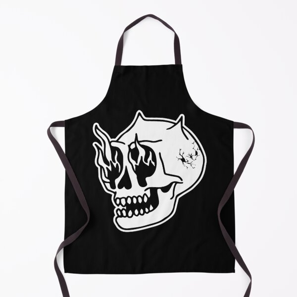 Item preview, happy skull on fire designed and sold by shoggothicz.