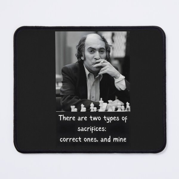 Artikelvorschau, Mikhail Tal - Opferzitat entworfen und verkauft von GambitChess.