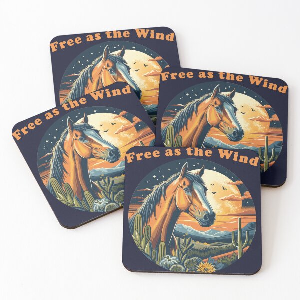 Item preview, Free as the Wind Horse Sunset designed and sold by -DEEWOLF-.