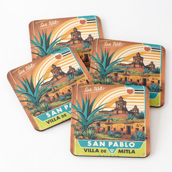 Item preview, San Pablo Villa de Mitla Oaxaca Mexico Magic Town Vintage Travel Tourism designed and sold by TravelersGems.