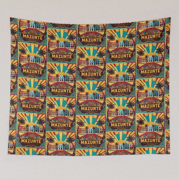 Item preview, Mazunte Oaxaca Mexico Magic Town Vintage Travel Tourism designed and sold by TravelersGems.