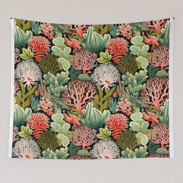 Item preview, Wonder Coral Reef Detailed Patterns designed and sold by Mandie Kuo.