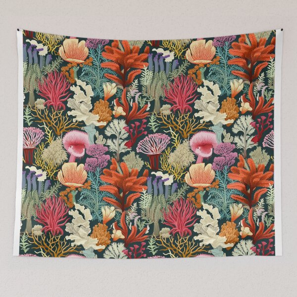Item preview, Wonder Coral Reef Detailed Patterns designed and sold by Mandie Kuo.