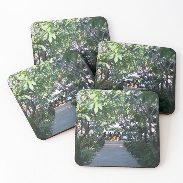Item preview, Walkway to the Beach with Greenery Print designed and sold by photographerst.