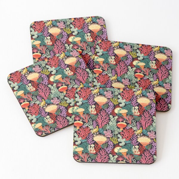 Item preview, Wonder Coral Reef Detailed Patterns designed and sold by Mandie Kuo.