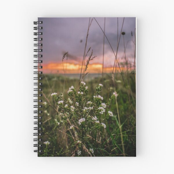 Item preview, Field flowers during sunset time designed and sold by LiguxKon.