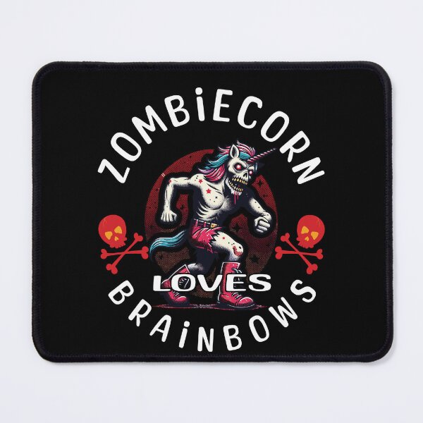 Item preview, Zombiecorn Loves Brainbows Halloween Party designed and sold by LuminOrb.