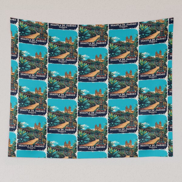 Item preview, Huautla Oaxaca Mexico Magic Town Vintage Travel Tourism designed and sold by TravelersGems.