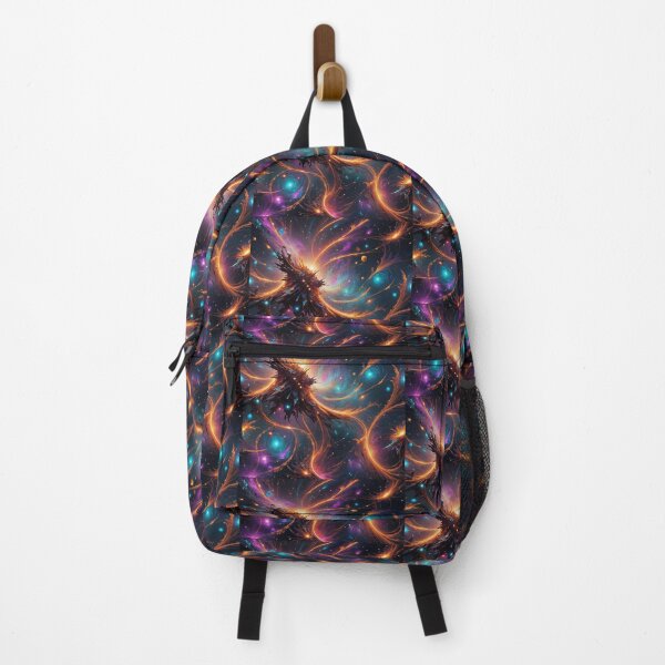 Item preview, Abstract Cosmic Landscape with Geometric Galaxies designed and sold by koreatvtea.