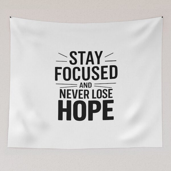 Item preview, Stay focused and never lose hope designed and sold by Heneket.