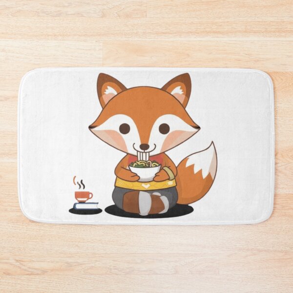 Item preview, Adorable Fox Enjoying Ramen designed and sold by XquisiteFashion.