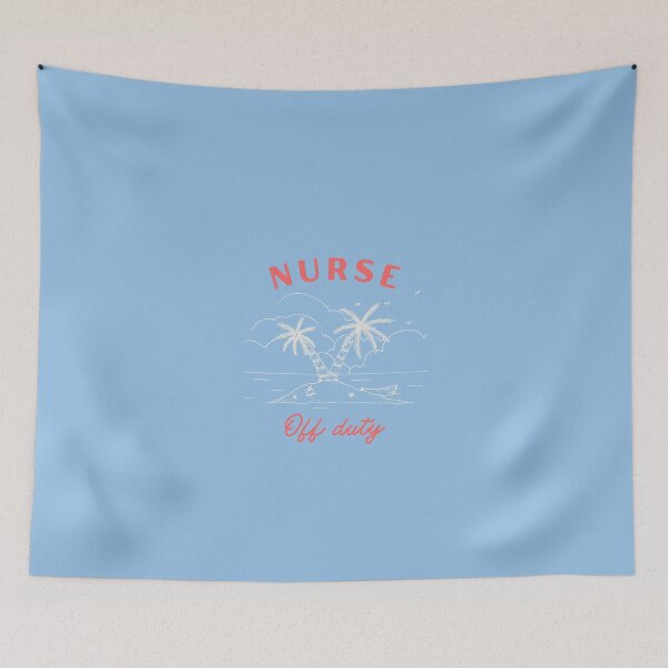 Item preview, Off duty nurse, vacation on beach gift, time off designed and sold by Toph & Mea Shop.