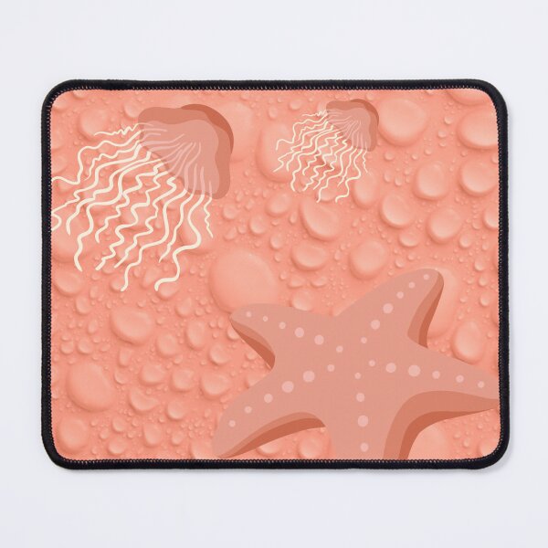 Item preview, Sea atmosphere in pastel colors with starfish and jellyfish motifs. designed and sold by Juviraga.