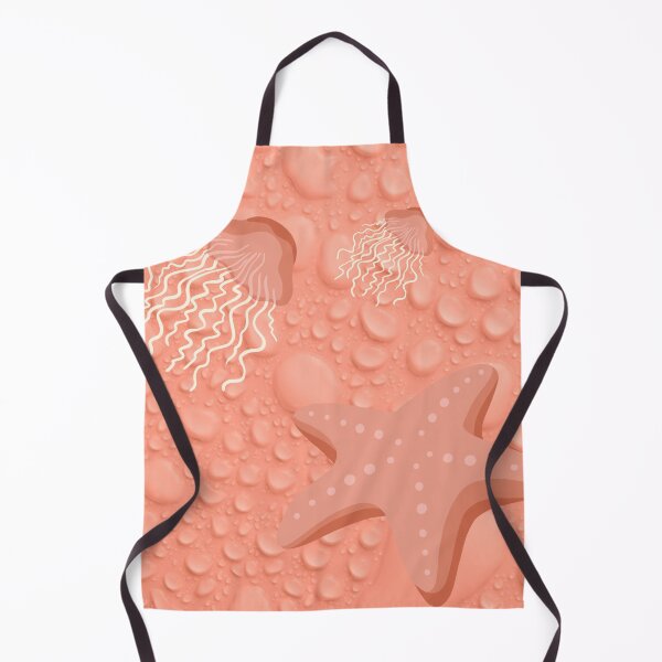 Item preview, Sea atmosphere in pastel colors with starfish and jellyfish motifs. designed and sold by Juviraga.
