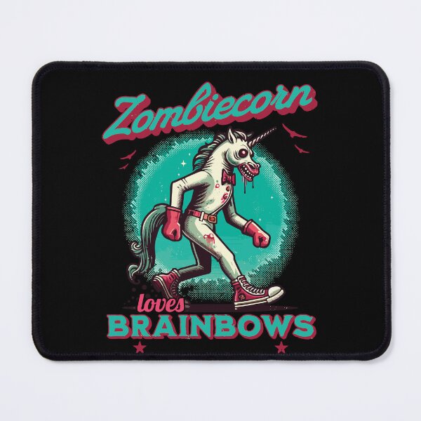 Item preview, Zombie Unicorn Funny Halloween Saying designed and sold by LuminOrb.