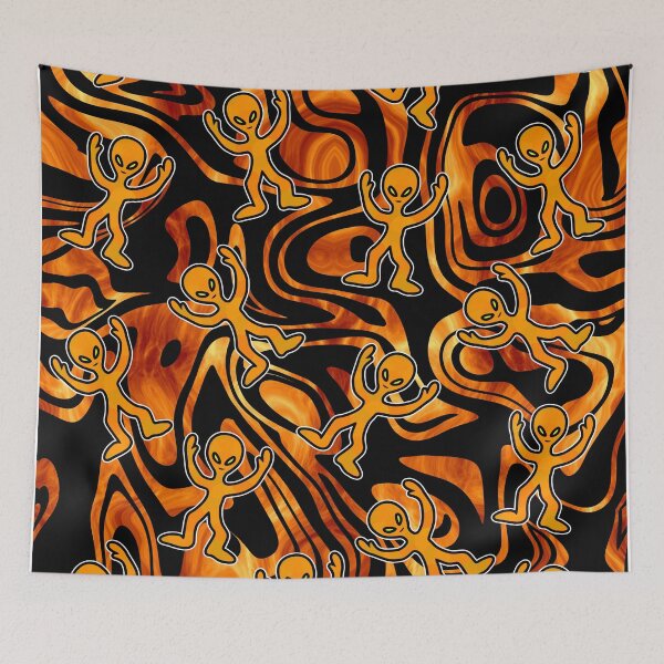 Item preview, Trippy Alien Invasion designed and sold by Sartoris Art.