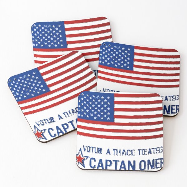 Item preview, Captain Oners Patriotic Campaign Poster Design designed and sold by merve02shop.