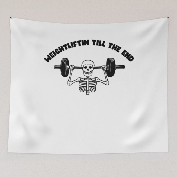 Item preview, Weightlifting until the end designed and sold by Amzg-Designs.