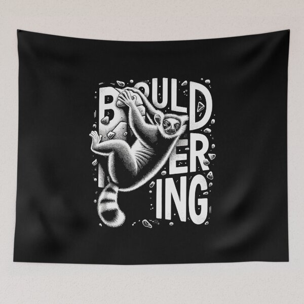 Item preview, Bouldering Lemur Climbing Gift designed and sold by Pineapple-Tree.