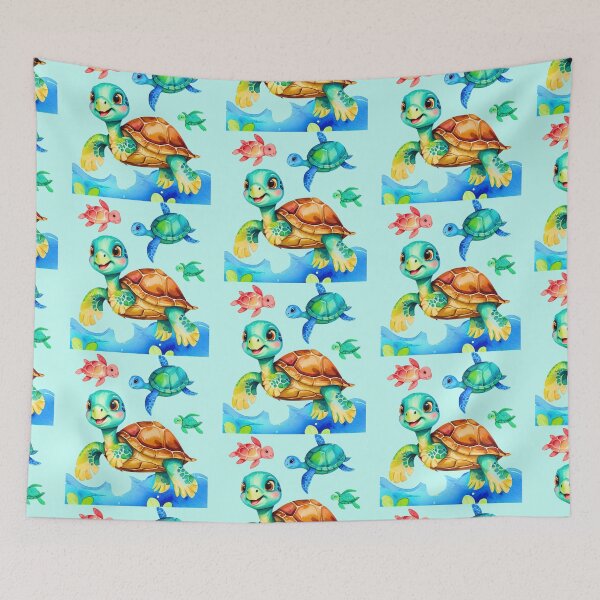 Item preview, Turtles enjoying life designed and sold by HanaiPrint.