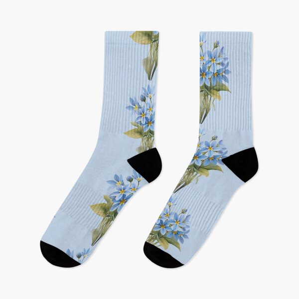 Item preview, Watercolor Forget Me Nots designed and sold by Yeamie-Boutique.