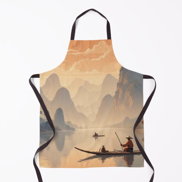 Item preview, Chinese Landscape with Mountains designed and sold by Asiantrendzz.