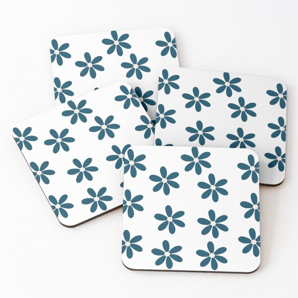 Item preview, Navy Blue and Cream Flowers designed and sold by Coral-Cases.