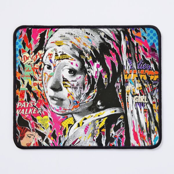 Item preview, Modern Twist on Girl with a Pearl Earring designed and sold by ByOxCe.