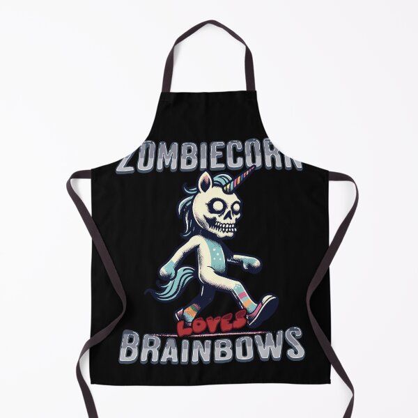 Item preview, Zombiecorn Loves Brainbows Funny Halloween designed and sold by LuminOrb.