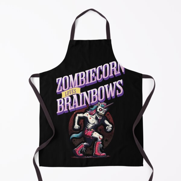 Item preview, Zombie Unicorn Funny Halloween Saying designed and sold by LuminOrb.