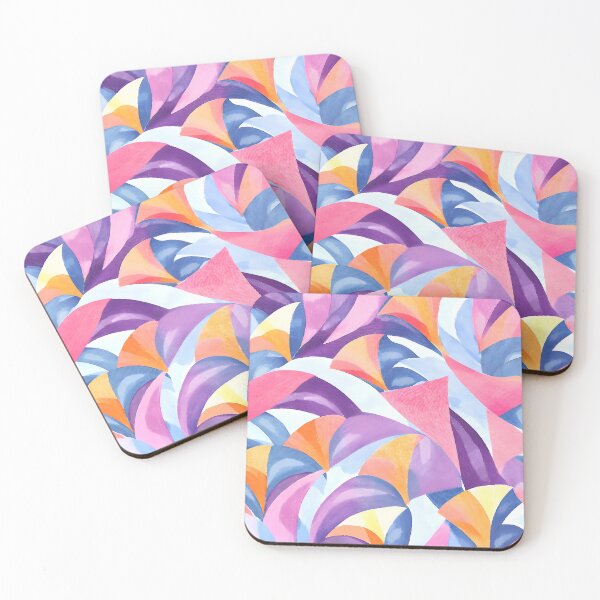 Item preview, Colorful Geometric Flow Scarf Pattern designed and sold by Noertz.