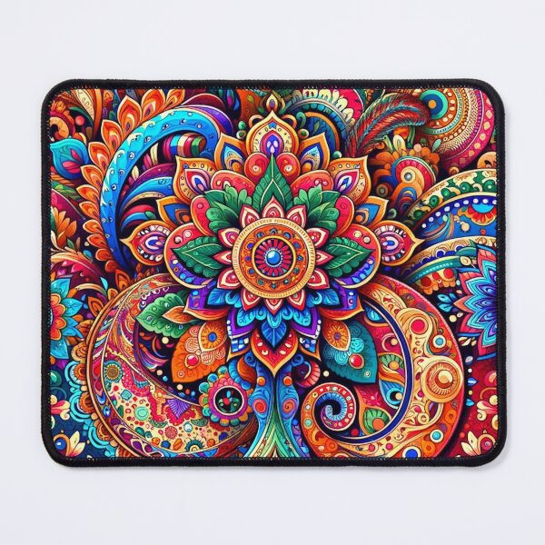 Item preview, Colorful Indian paisley  designed and sold by saqui-com.