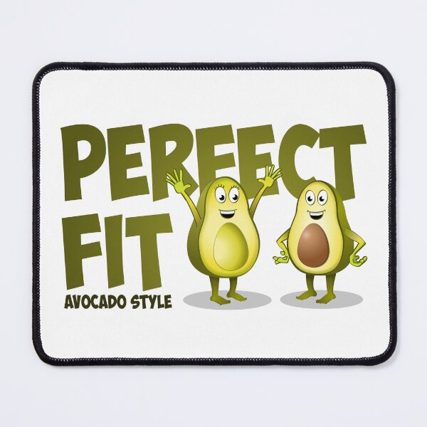 Item preview, Perfect fit avocado style. Illustration of two avocado’s  designed and sold by Stef Ringoot, cartoons and illustrations.