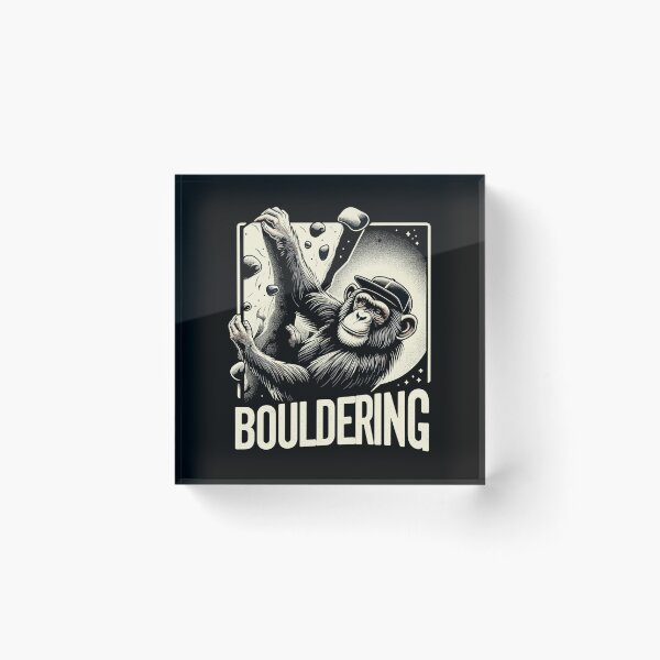Item preview, Bouldering Chimp Climbing Gift designed and sold by Pineapple-Tree.