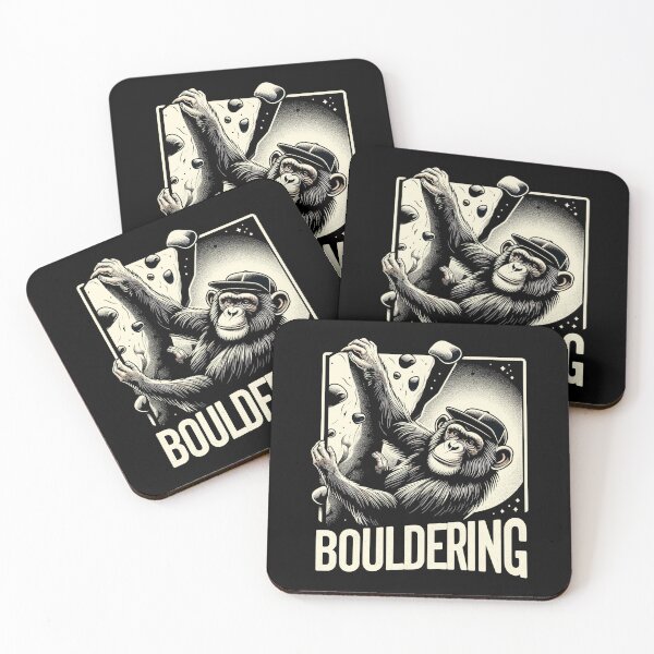 Item preview, Bouldering Chimp Climbing Gift designed and sold by Pineapple-Tree.